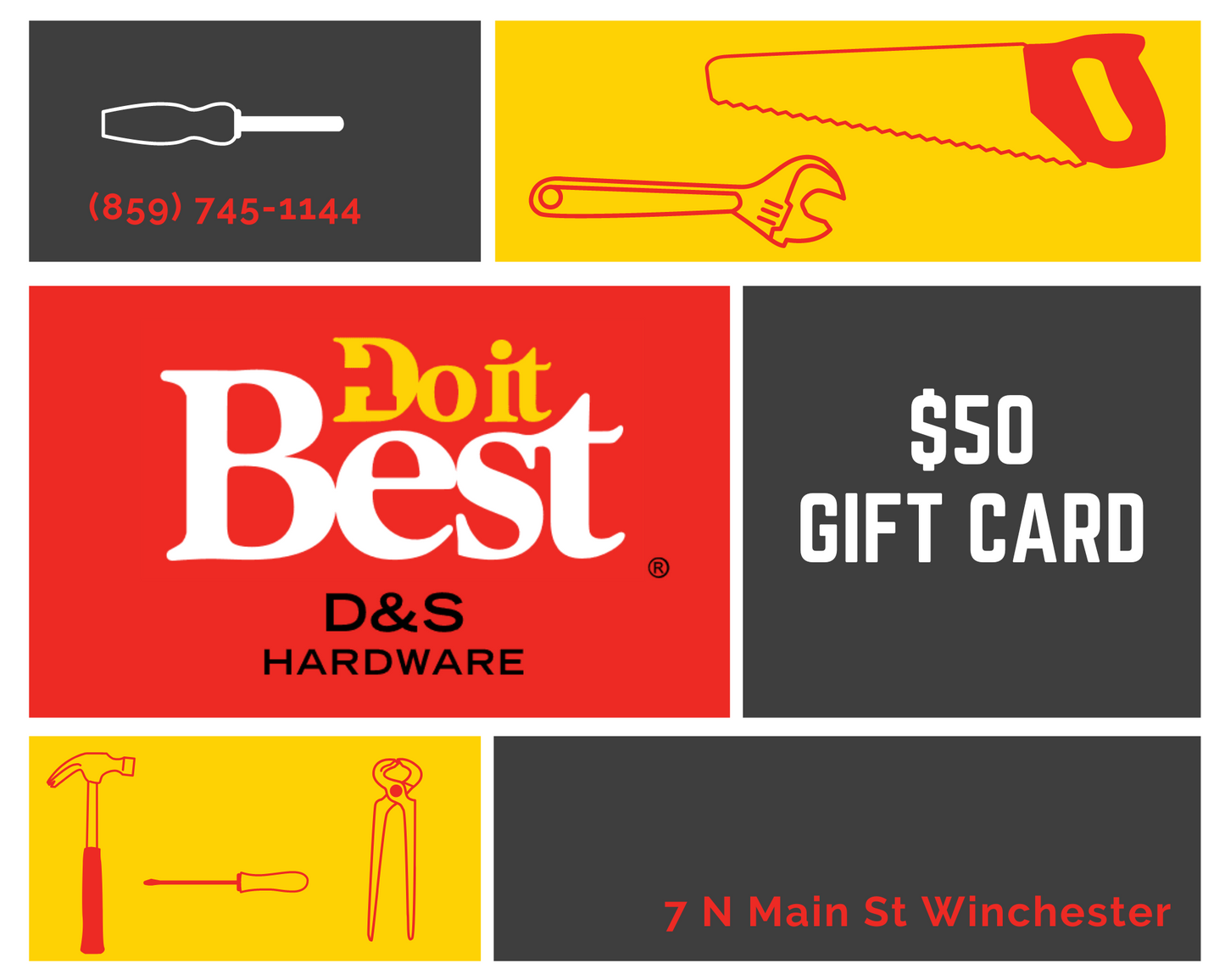 D & S Hardware Gift Card