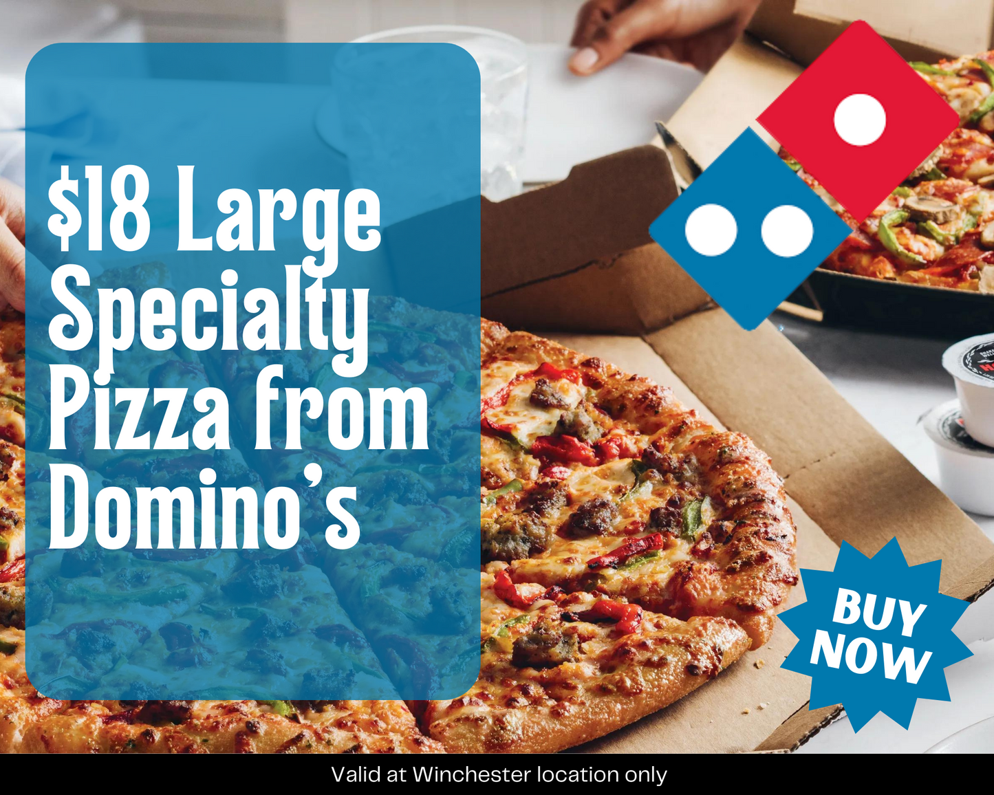 $18 Large Specialty Pizza from Domino's
