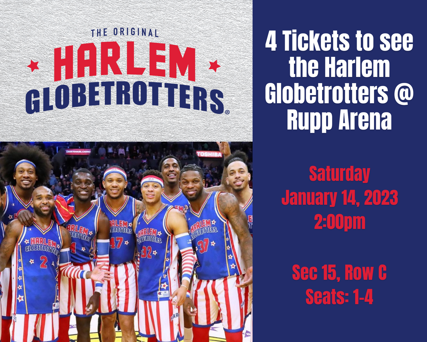 Harlem Globetrotters Tickets