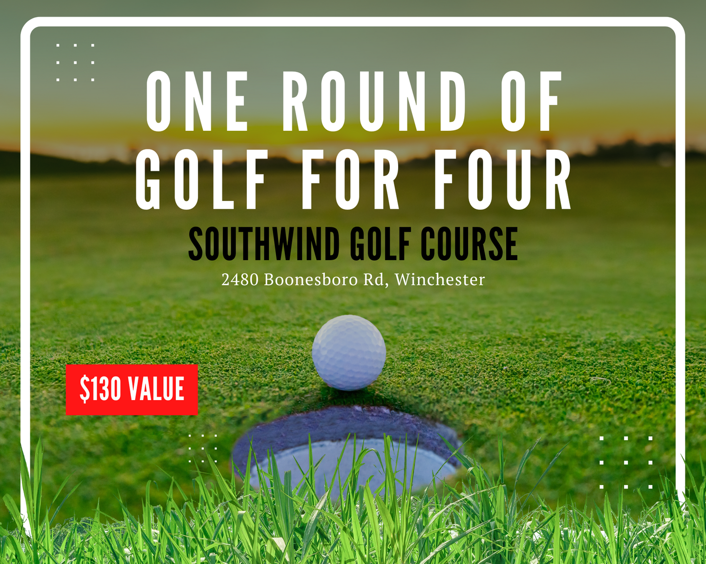 Southwind Golf Course Gift Certificate