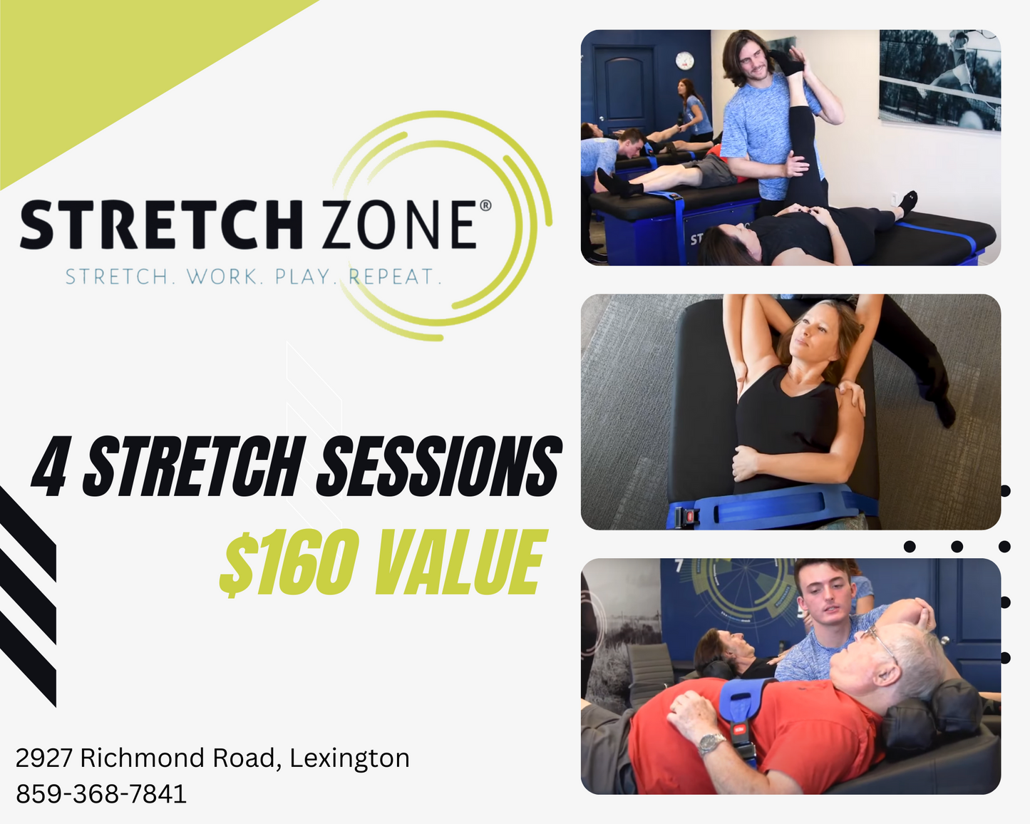 4 Sessions at StretchZone