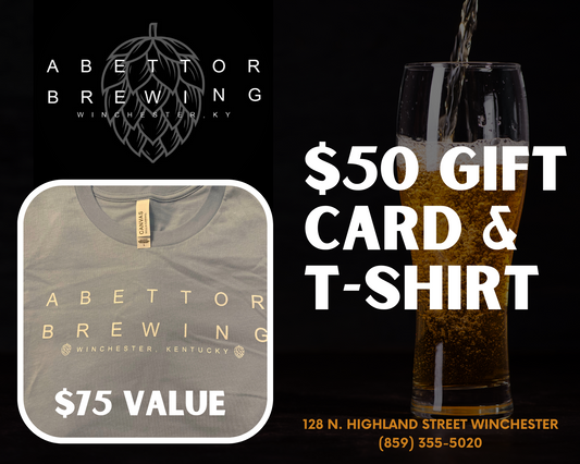 Abettor Brewing Gift Card & T-Shirt