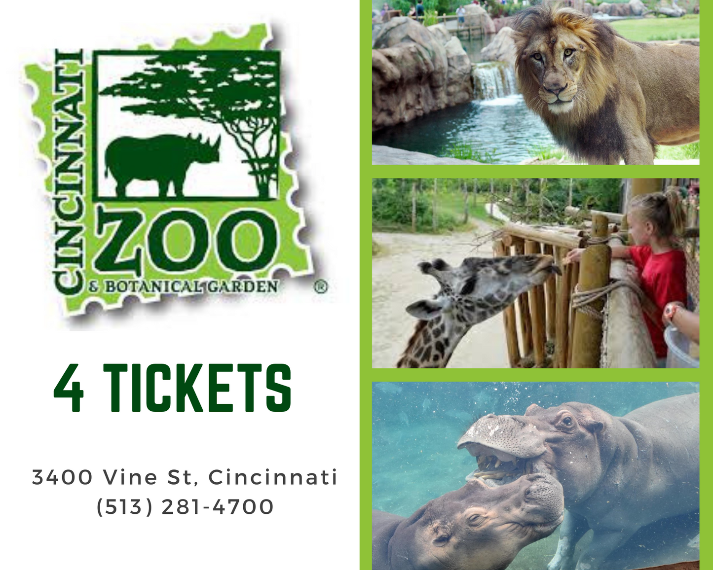 Cincinnati Zoo Tickets