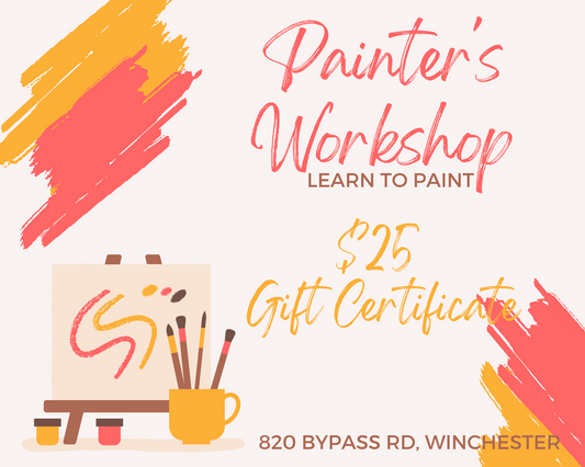 Painter's Workshop Gift Certificate