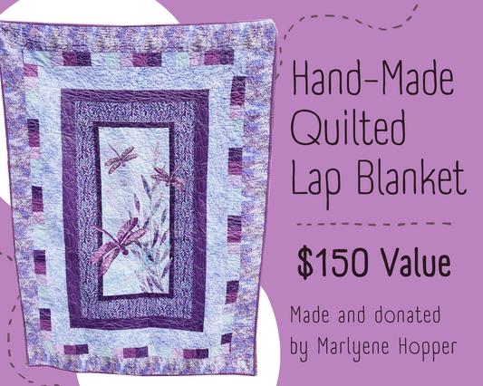 Hand-Made Quilted Lap Blanket